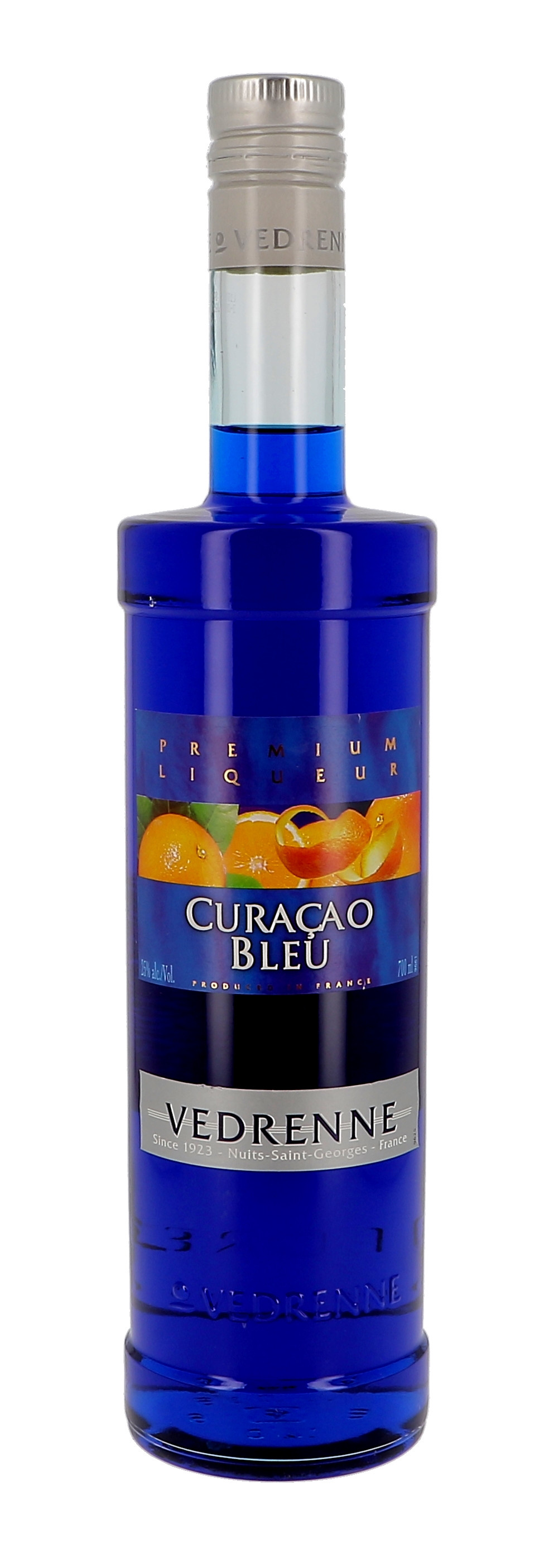 Vedrenne Curacao Bleu 70cl 25% Liqueur - Nevejan