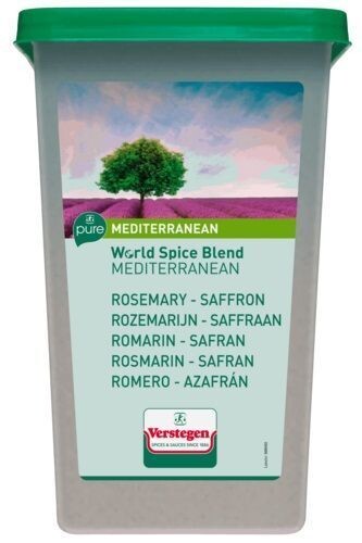 Verstegen World Spice Blend Mediterranean Epices Romarin Safran 1.5kg Pure