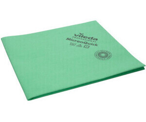 Vileda MicronQuick Lavettes Microfibres 38x40cm vert 5pc