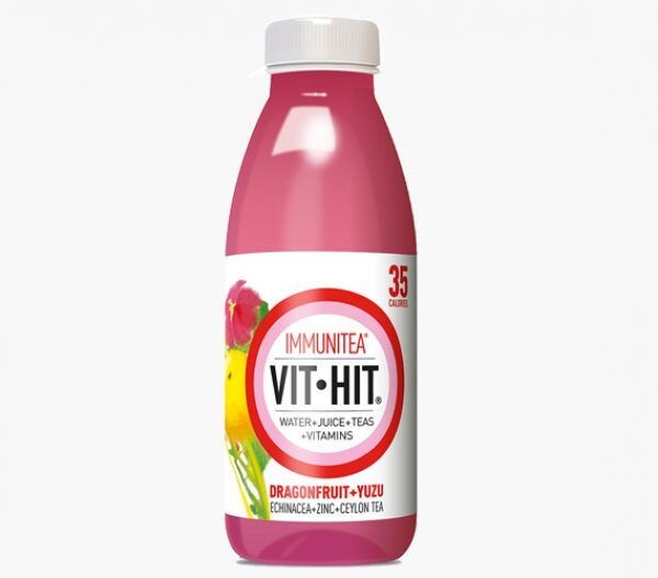 Vit Hit Immunitea Dragonfruit 12 x 500ml