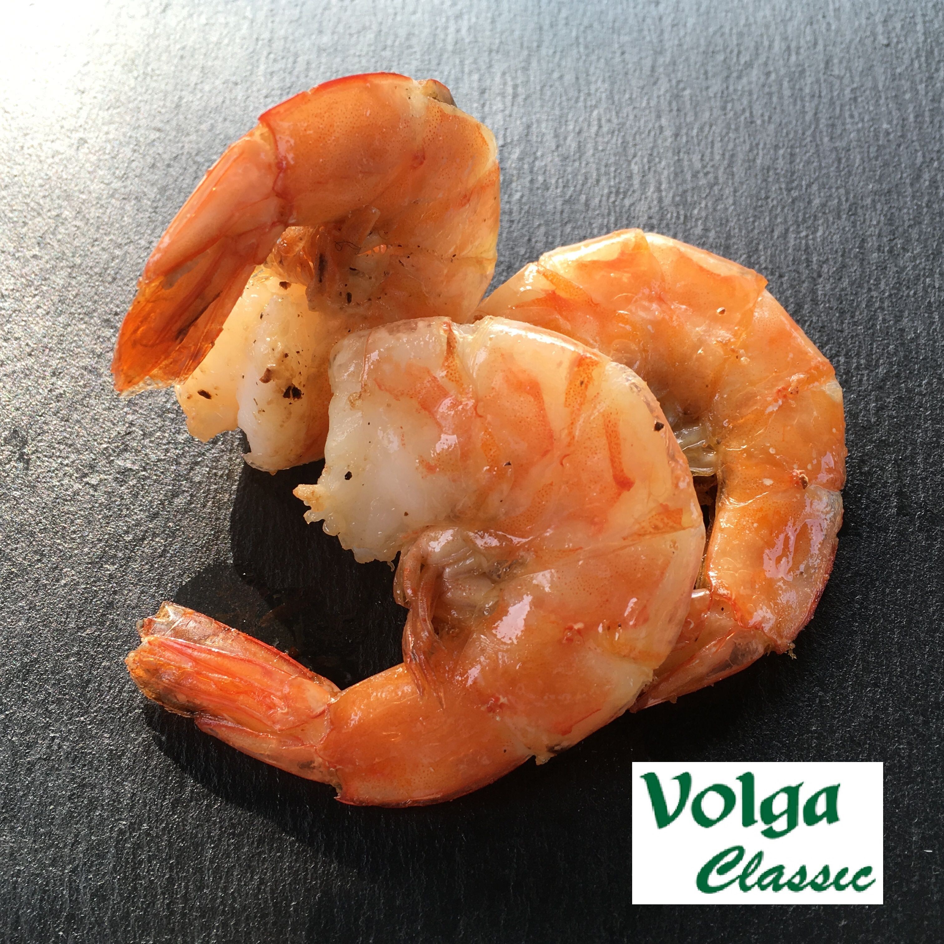 Volga Crevettes Vannamei 13/15 IQF Real Count Easy Peel 1kg  Surgelés