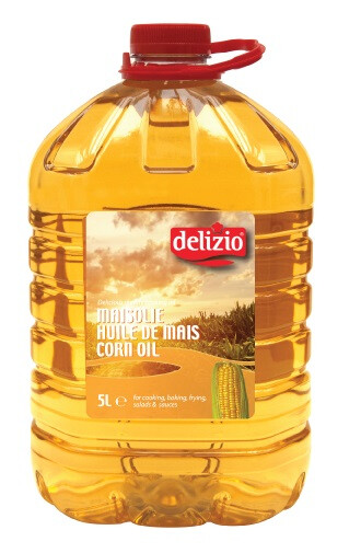 Delizio Huile de Maïs 5L bouteille Pet 