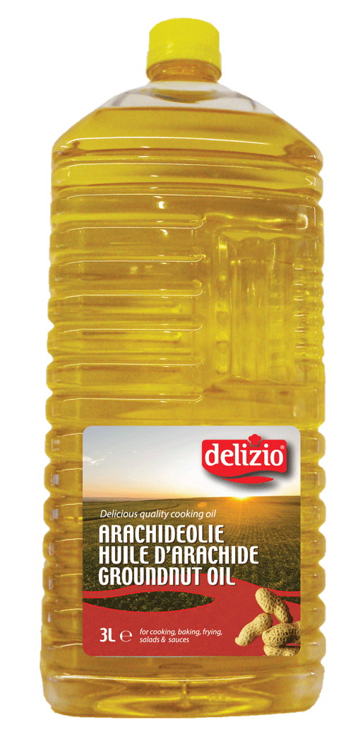 Delizio Huile d'Arachide 3L bouteille Pet