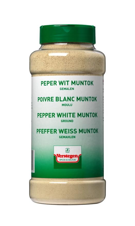 Verstegen Poivre Blanc Muntok Moulue 500gr en pot PET