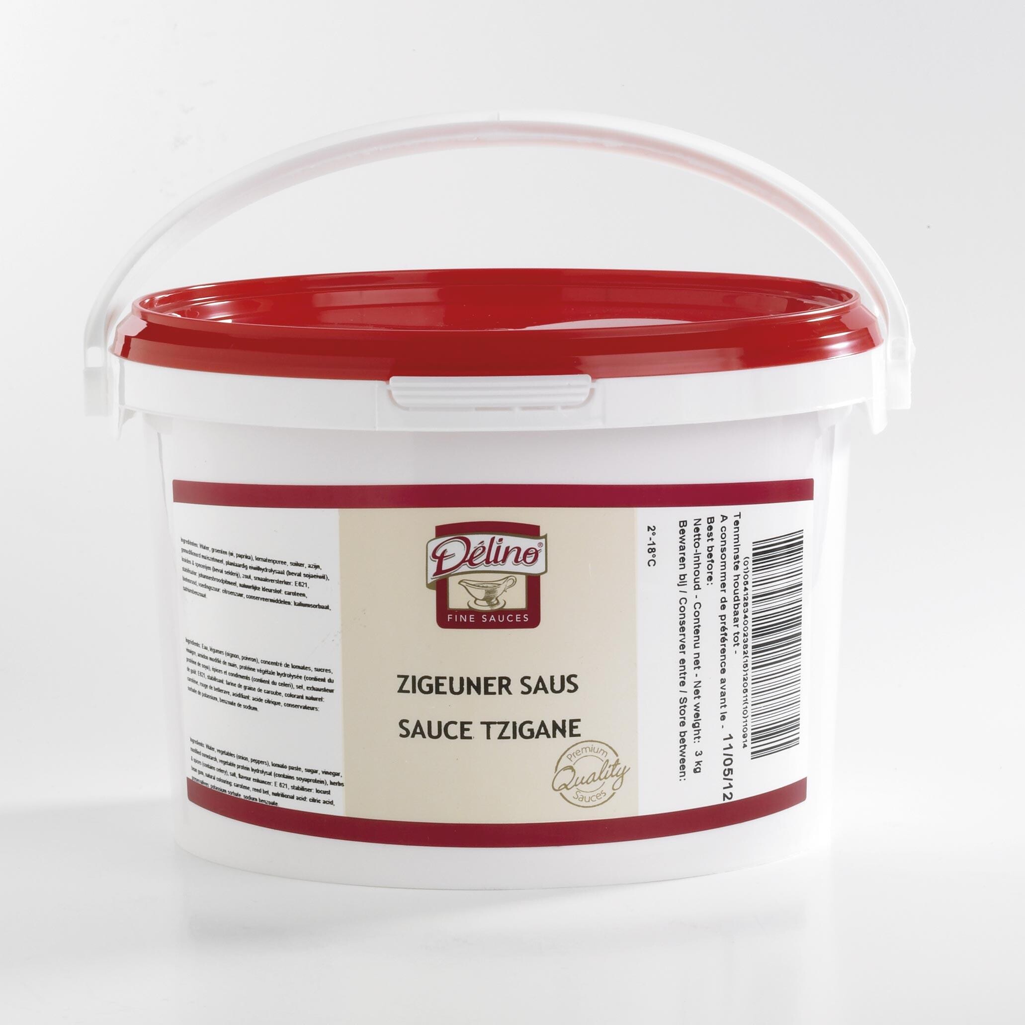 Delino sauce Tzigane 3kg seau