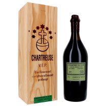 Chartreuse VEP 1L 54% Liqueur en caisse bois