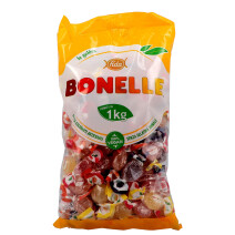 Le Bonelle Gelées Bonbons Pates de Fruits 1kg emballé individuellement
