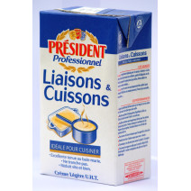 President Professionel Creme Liaisons & Cuissons UHT 1L 18%