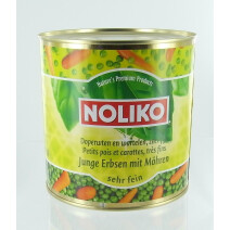 Noliko Pois & Carottes très fin 800gr en boite