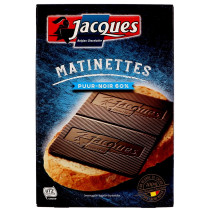 Jacques Matinettes Chocolat Noir 12x128gr (Chocolade)