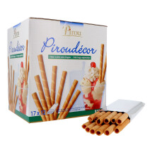 Biscuits glace crepes roulees Piroudecor 204pc