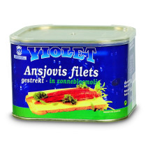 Filets d'anchois alongés à l'huile 800gr Violet