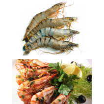 Gamba 6/8 1x1kg Blacktiger HOSO crevettes géantes avec tête