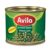Avila Poivre vert en grains au naturel 200gr boite