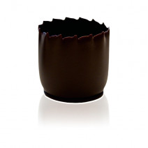 Mini coupe thimble en chocolat noir 72pc DV Foods
