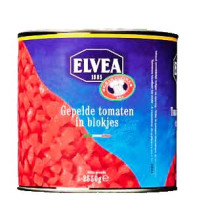 Elvea tomates concassées = cubes 2500gr Gran Cucina