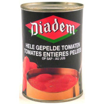 Tomates pelées entières 0.5L Diadem