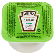 Heinz Caesar Dressing Dippot 100x25ml portions en coupelles