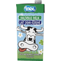 Inex lait demi-écrèmé 1L Tetra Slim