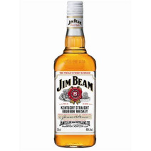 Jim beam 1 Litre 40% kentucky bourbon whiskey