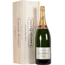 Champagne Laurent Perrier 3L Brut Jeroboam + Caisse Bois