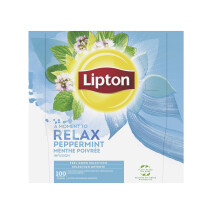 Thé Lipton Infusion menthe poivrée 100pc Feel Good Selection