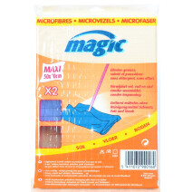 Magic Serpillière Microfibre 50x70cm Bleu 2pc