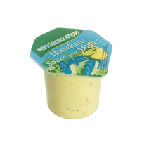 Vinaigrette Moutarde sauce pour moules portions en coupelles 120x40ml Risso Vandemoortele