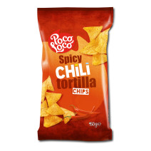 Tortilla Chips Spicy Chili 450gr Poco Loco