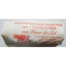 Beurre Fermier frais Sel de Mer 't Vogelsteen 250gr