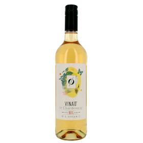Vina'0° Le Chardonnay Vin blanc sans alcool 75cl Bio