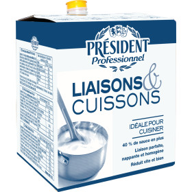 President Professionel Creme Liaisons & Cuissons UHT 10L 18% BIB