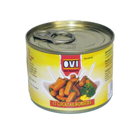 Saucisses cocktail OVI 12x12x10gr