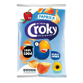 Croky Chips regular Paprika 20x45gr