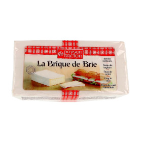 Fromage La Brique de Brie Rectangle 900gr Paysan Breton