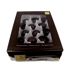 Demi Sphere Dome en chocolat noir 30pc DV Foods