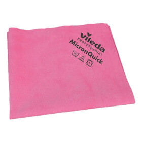 Vileda MicronQuick Lavettes Microfibres 38x40cm rouge 5pc