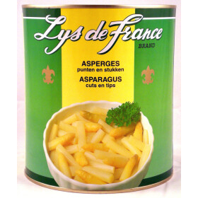 Asperges Blanches Pointes et Morceaux 3L Lys de France