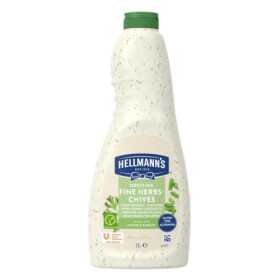 Hellmann's Dressing Fines Herbes Ciboulette 1L bouteille pincable
