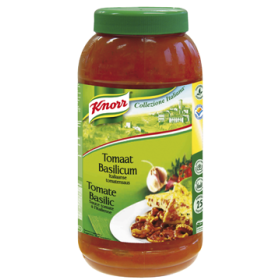 Knorr tomate & basilic 25 x 2,25L sauce tomate à l'Italienne