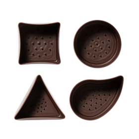Mona Lisa Coupes en chocolat noir assortiment 200pc Callebaut