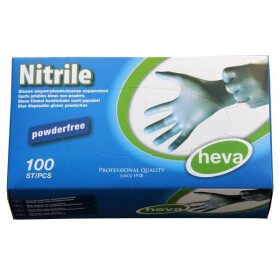 Gants Nitrile Bleu Medium 100pc