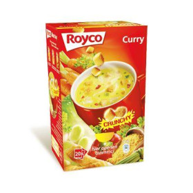 Royco Minute Soupe Curry + croutons 20pc Crunchy