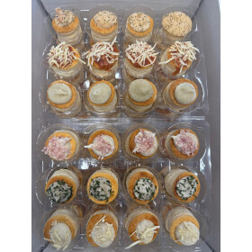 Sadie-Toast Mini Bouchées Apero assortiment d' amuses 72pc Surgelés