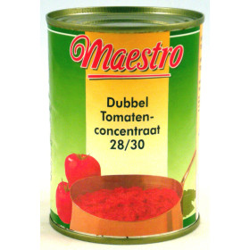 Maestro double concentré de tomates 12x400gr 28/30%