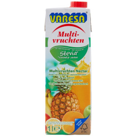 Varesa Nectar Multi fruits Stevia 8x1L Brick