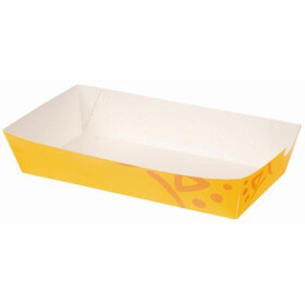 Barquette pour frites 160x88x44mm carton 100pc