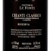 Chianti Classico Reserva 75cl 2015 Fattoria Le Fonti