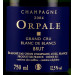 Champagne de Saint Gall Orpale 75cl Blanc de Blancs (Champagne)