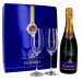 Champagne Pommery Royal 75cl Brut + 2 flutes + Coffret Cadeau